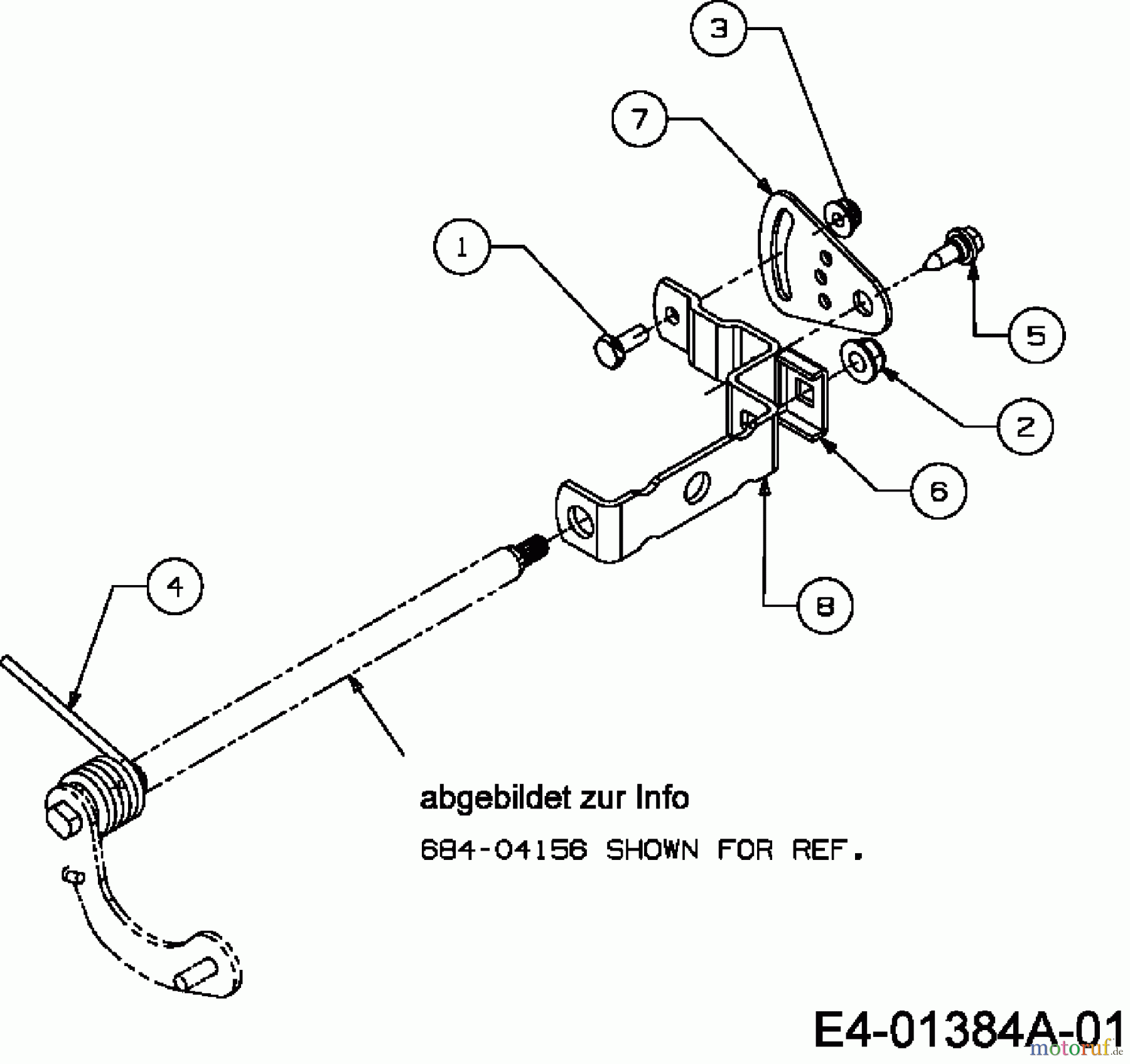  MTD Snow throwers E 660 G 31AV6RHG678  (2007) Shift lever