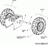 Xpider XS 668 E 31AY64S3693 (2012) Spareparts Wheels