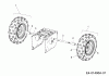 Wolf-Garten Ambition SF 66 E 31AY54T3650 (2016) Spareparts Wheels 16x4.8x8