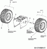 Troy-Bilt POLAR 10071 31AV6LLO609 (2007) Spareparts Wheels