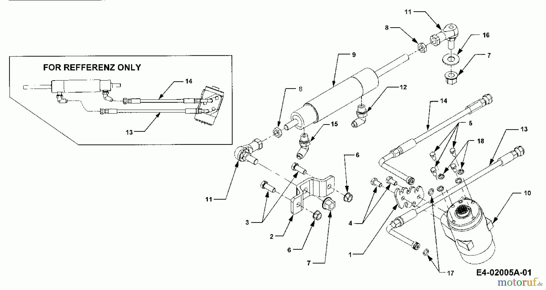  Cub Cadet Garden tractors HDS 3200 14A-652-603  (2002) Hydraulic steering