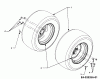Cub Cadet HDS 3200 14B-646-603 (2000) Spareparts Rear wheels
