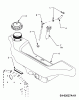 Cub Cadet HDS 3200 14B-646-603 (2000) Spareparts Fuel tank