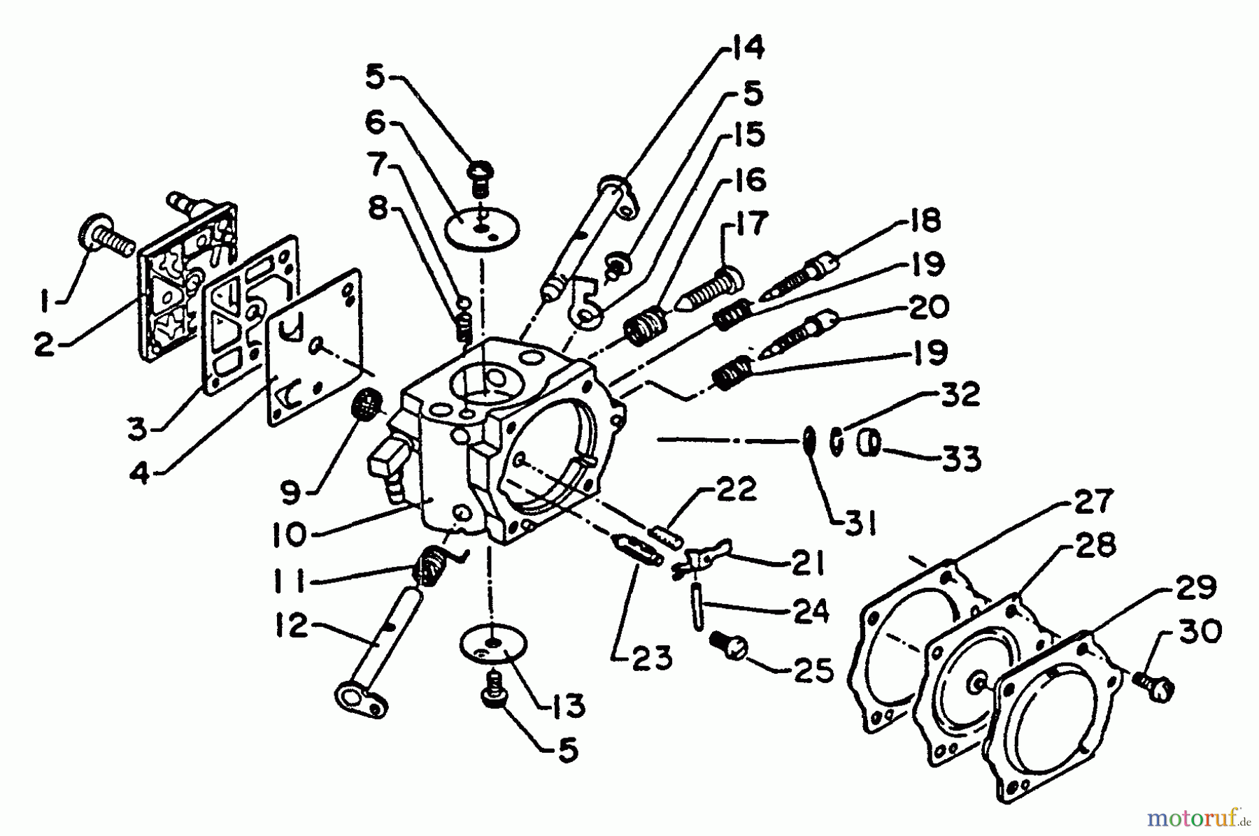  Echo Sägen, Kettensägen CS-550EVLP - Echo Chainsaw Carburetor