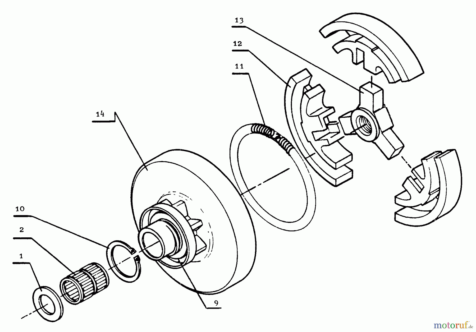  Echo Sägen, Kettensägen CS-601S - Echo Chainsaw Clutch