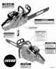 Echo CS-680 - Chainsaw, S/N: C03304001001 - C03304999999 Spareparts Labels