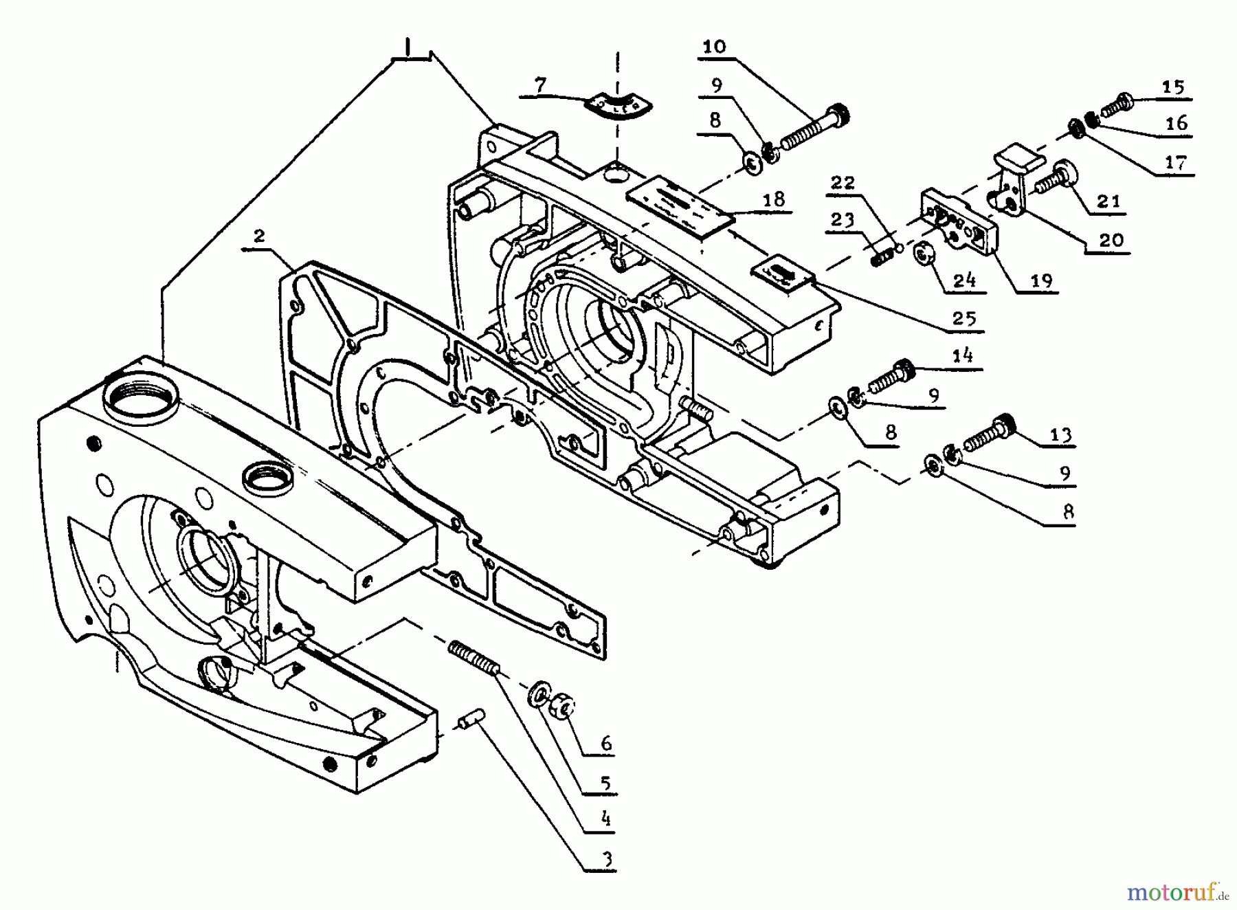 Echo Sägen, Kettensägen CS-601S - Echo Chainsaw Crankcase