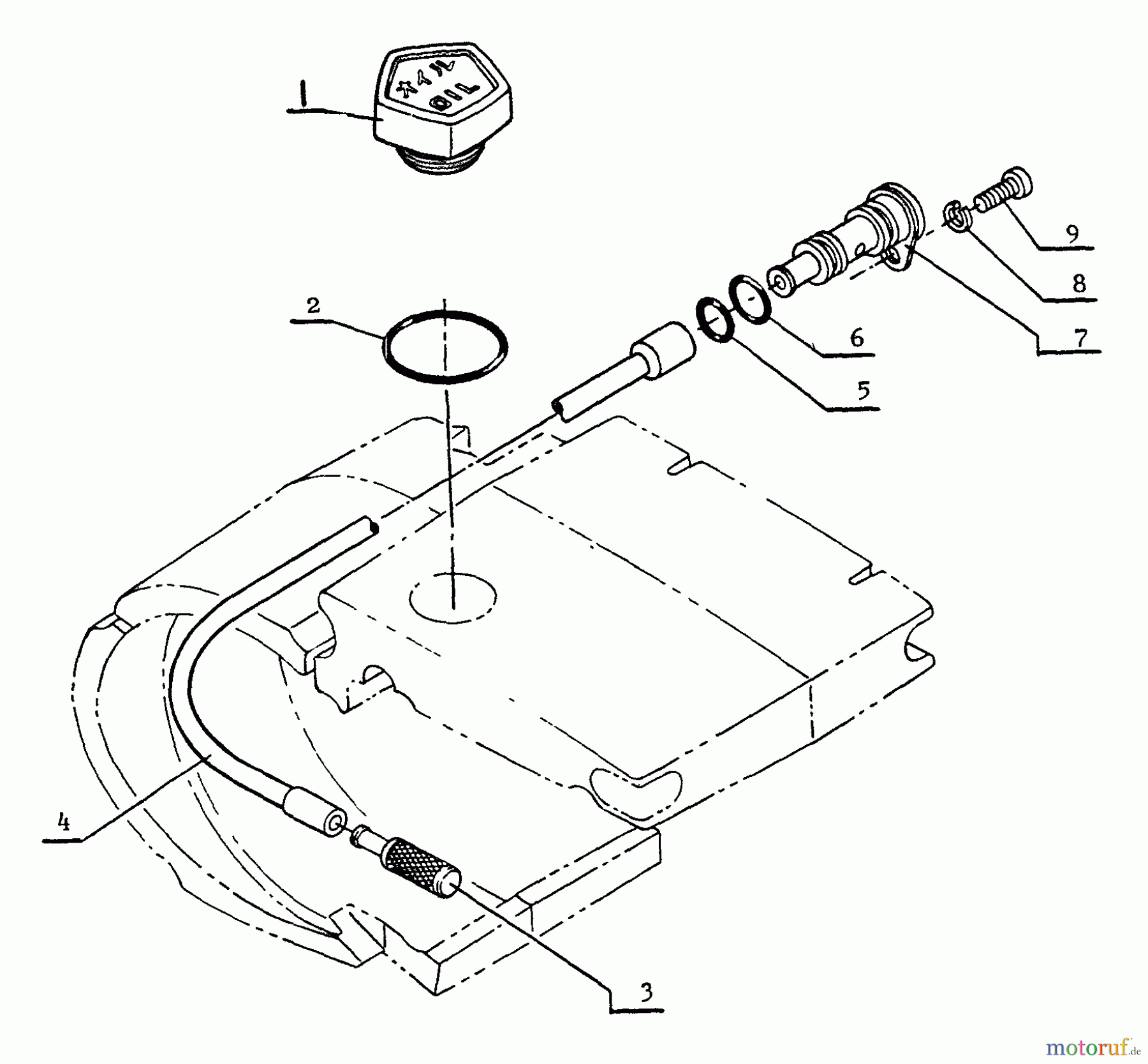  Echo Sägen, Kettensägen CS-601S - Echo Chainsaw Oil Line