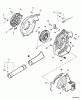 Echo PB-2100 - Hand Held Blower, S/N: P32620001001 - P32620999999 Spareparts Blower Pipes, Fan Cover