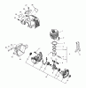 Echo PPF-2100 - Pole Saw / Pruner, S/N: 001001 - 506099 (Type 1E) Listas de piezas de repuesto y dibujos Crankcase, Engine, Engine Cover, Fan Case