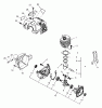 Echo PPF-2100 - Pole Saw / Pruner, S/N: 509500 - 999999 (Type 1E) Listas de piezas de repuesto y dibujos Crankcase, Engine, Engine Cover, Fan Case