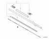 Echo PPF-225 - Pole Saw / Pruner, S/N: S63311001001 - S63311999999 Listas de piezas de repuesto y dibujos Main Pipe Assembly, Driveshaft
