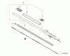 Echo PPF-280 - Pole Saw / Pruner, S/N: E09713001001 - E09713999999 Listas de piezas de repuesto y dibujos Main Pipe Assembly, Driveshaft