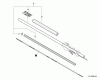 Echo PPF-300ES - Pole Saw / Pruner, S/N: E06537001001 - E06537999999 Listas de piezas de repuesto y dibujos Main Pipe Assembly, Driveshaft