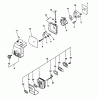 Echo SRS-2400 - Pole Saw / Pruner (Type 1E) Listas de piezas de repuesto y dibujos Intake, Exhaust, Air Filter