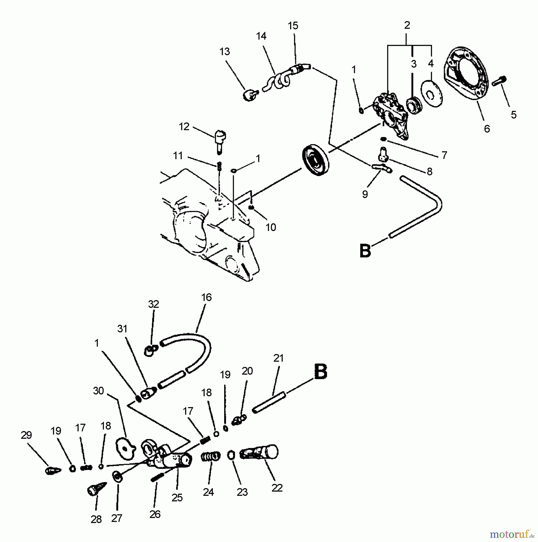  Echo Rettungssäge QV-6700 - Echo Quick Vent Chain Saw (Type 1 ) Oiler Assembly