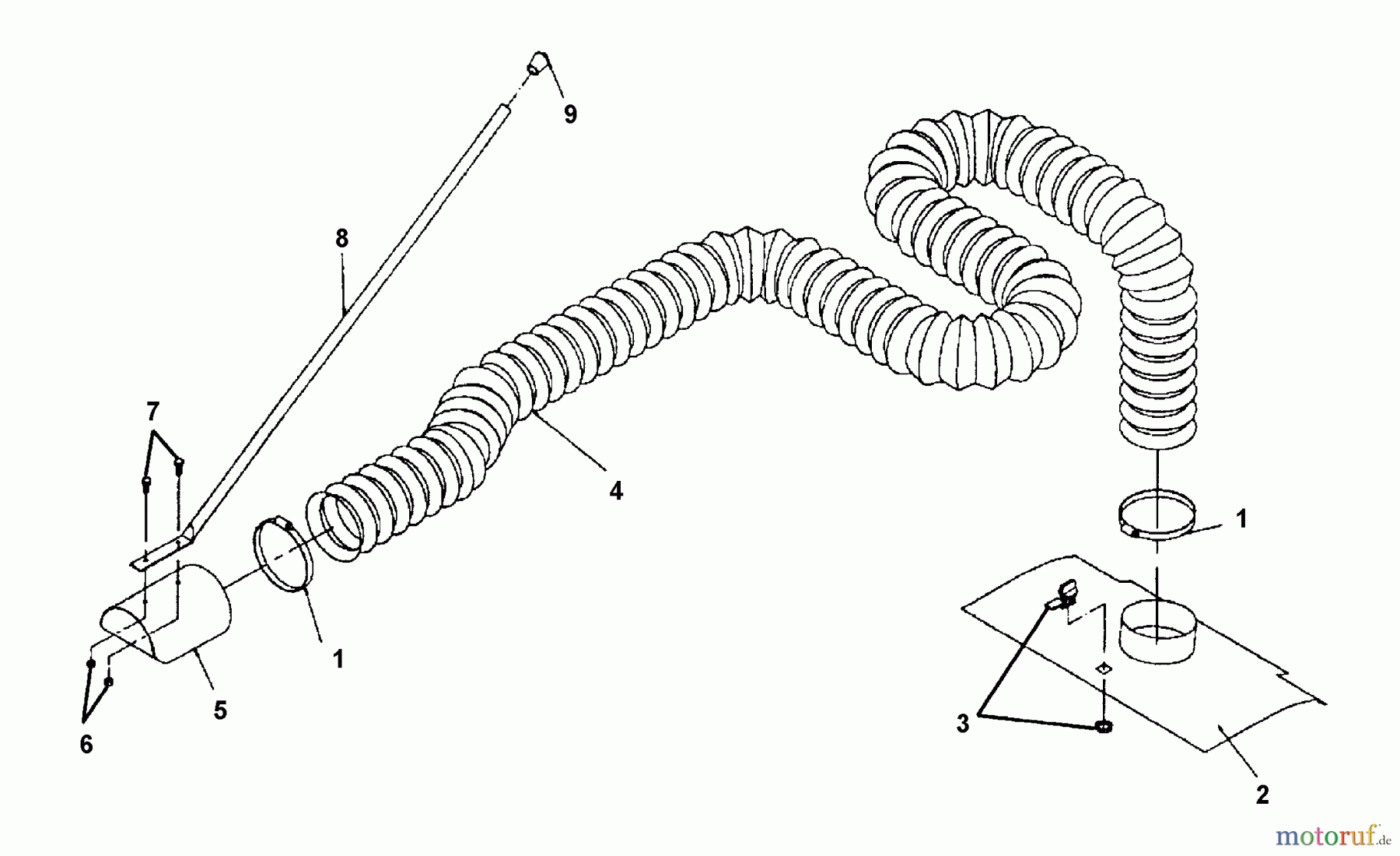  Echo Zubehör / Bläser / Sauger / Häcksler 99945400030 - Echo System 2 Flower Bed Vacuum Kit 99945400030 System 2 Flower Bed Vacuum Kit
