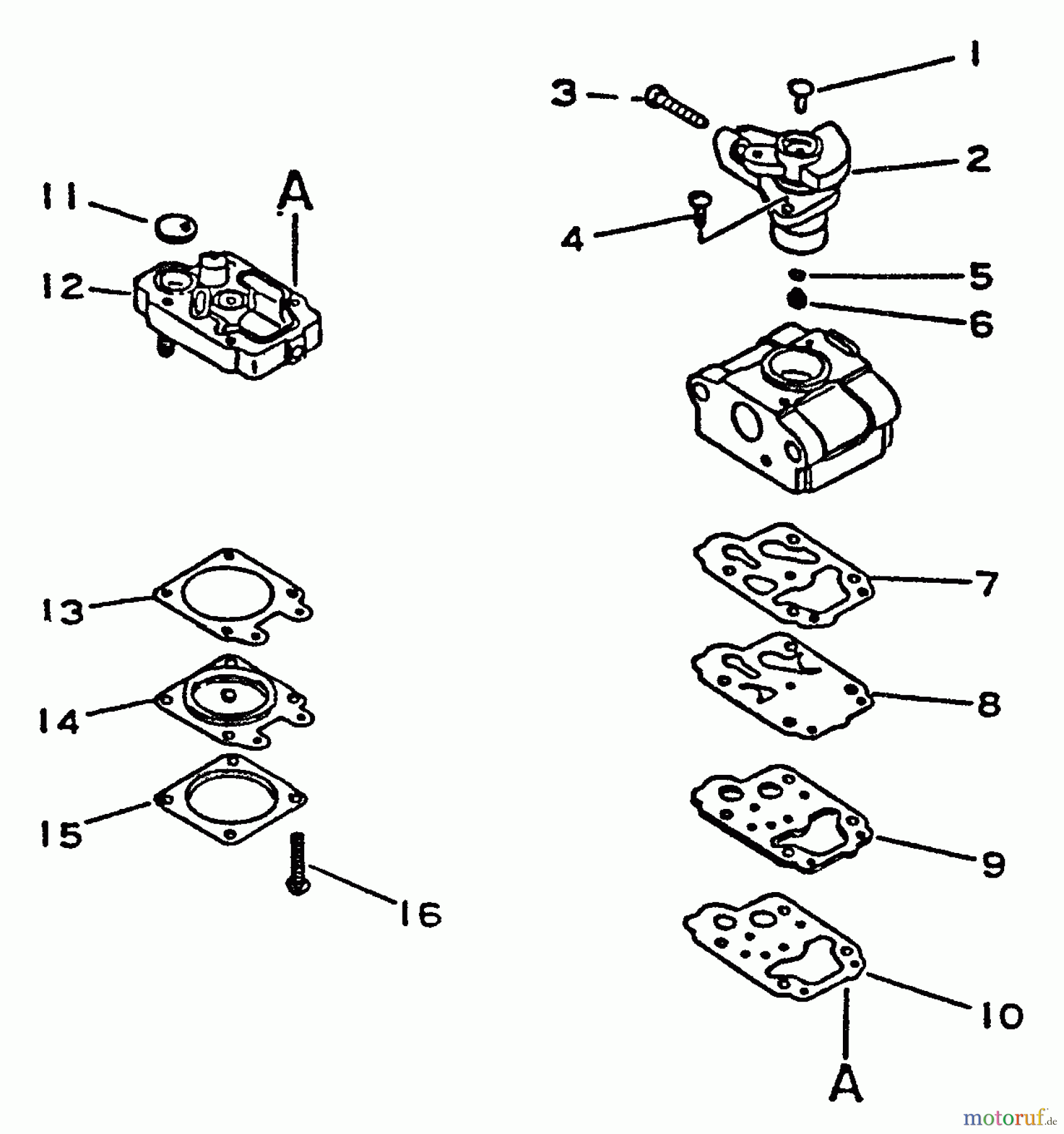  Echo Trimmer, Faden / Bürste GT-2101 - Echo String Trimmer Carburetor