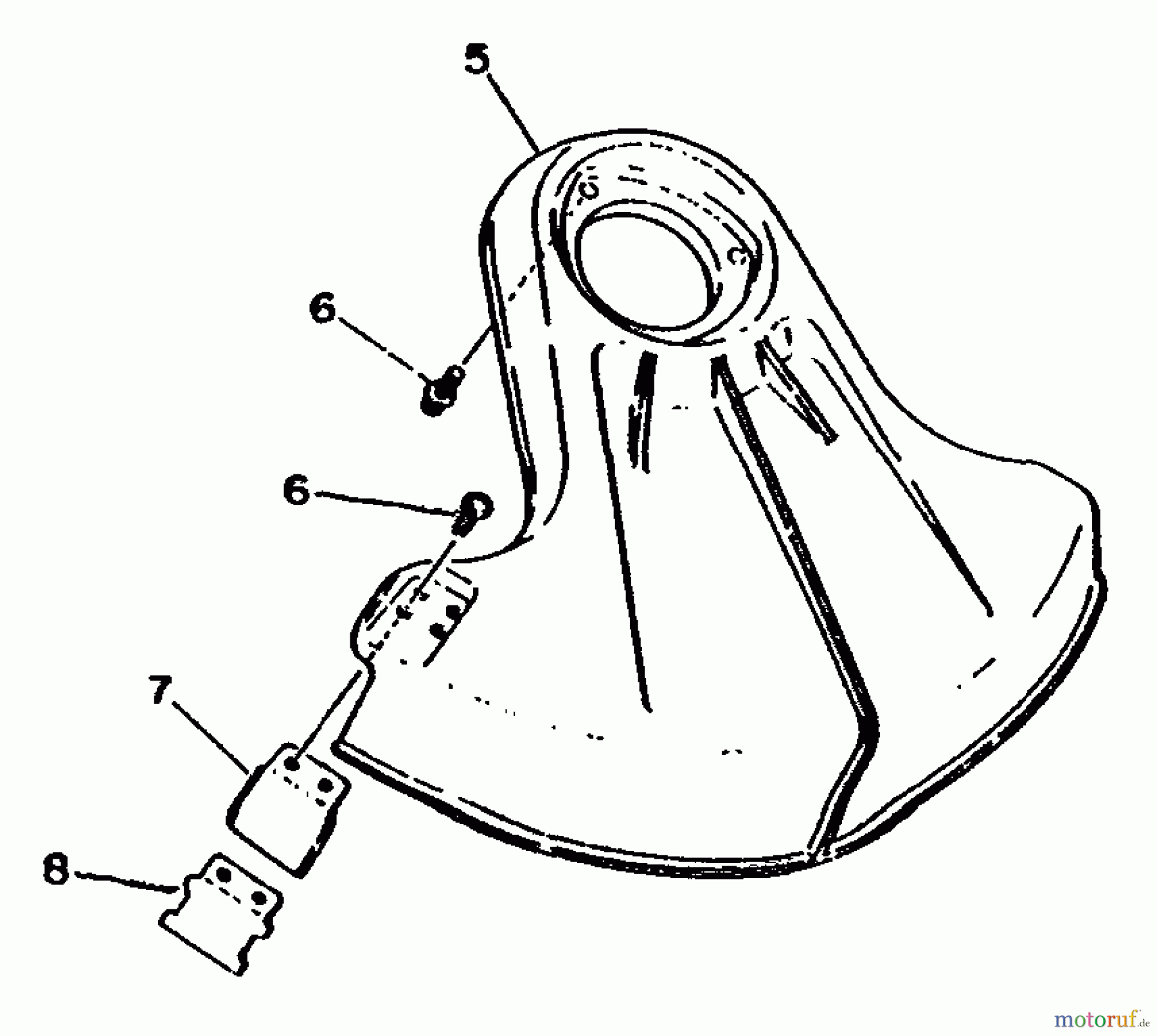  Echo Trimmer, Faden / Bürste SRM-250E - Echo String Trimmer Shield, Plastic