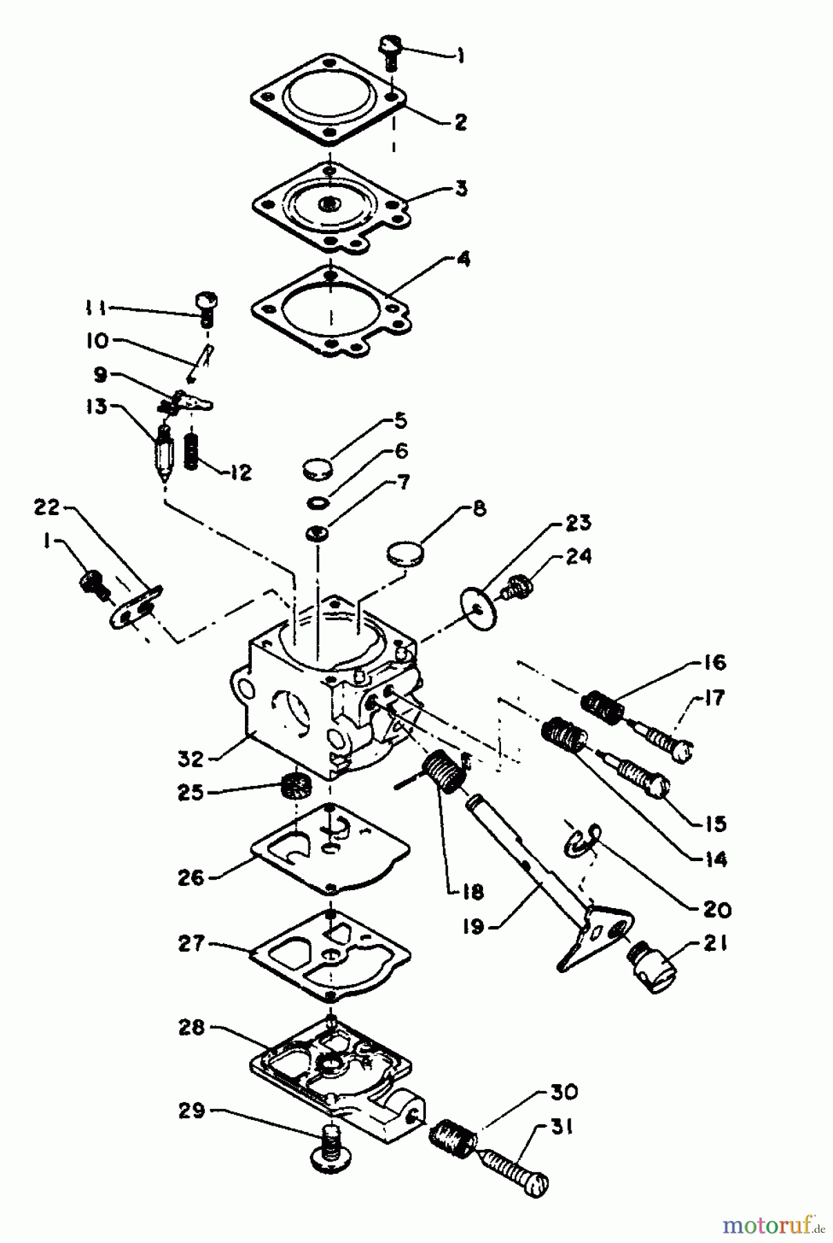  Echo Trimmer, Faden / Bürste SRM-300AE - Echo String Trimmer Carburetor