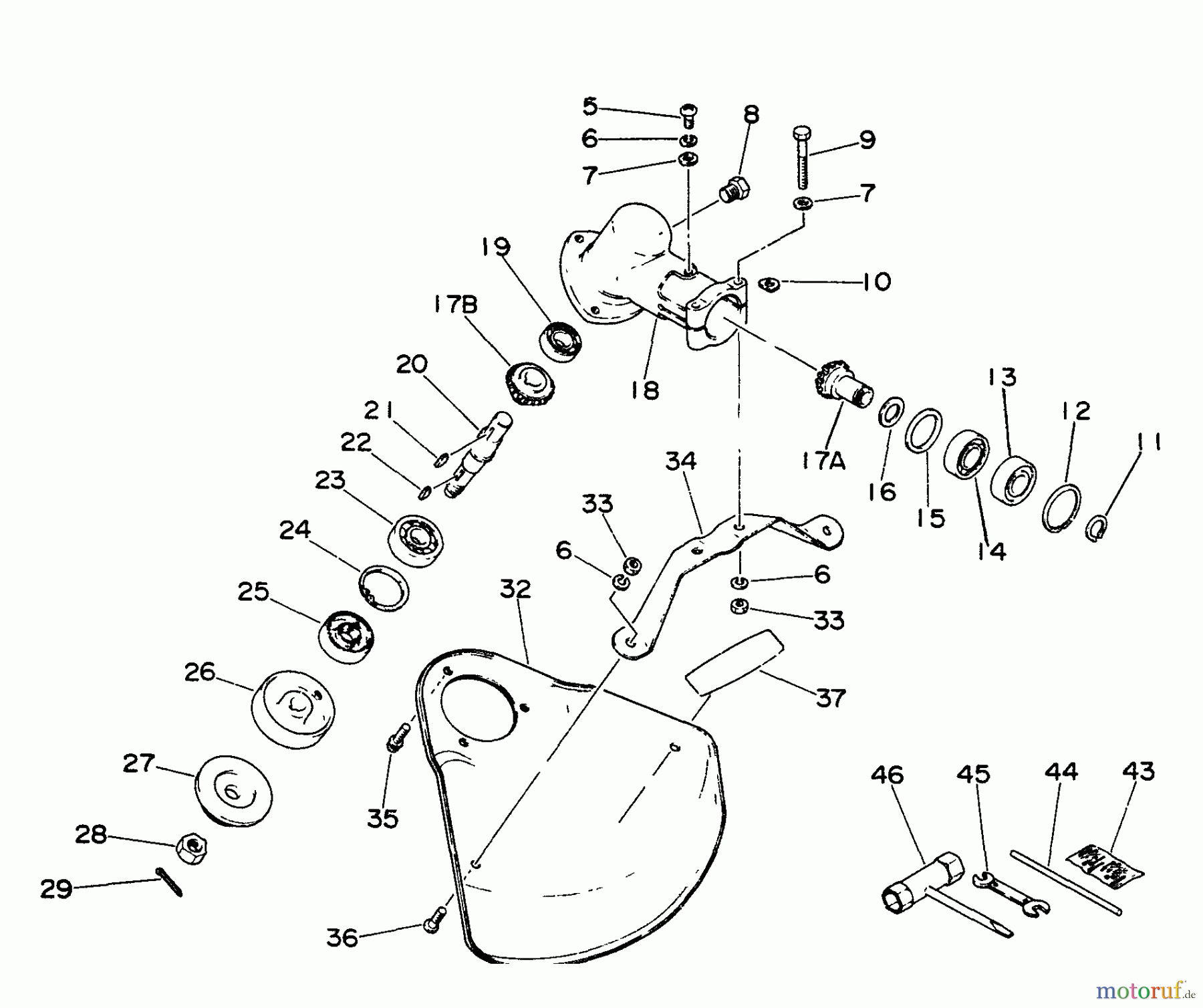  Echo Trimmer, Faden / Bürste SRM-300AE - Echo String Trimmer Shield, Gear Case, Tools