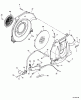 Echo PB-410 - Back Pack Blower, S/N: 03001001 - 03999999 Spareparts Fan Cover, Throttle Control