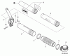 Echo PB-650H - Back Pack Blower, S/N: 07001001 - 07999999 Spareparts Blower Tubes