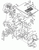 Echo SH-5000 - Chipper/Shredder, S/N: E081543 1992-1993 Models Spareparts Shredder Frame, Hopper, Rotor, Drv Sys, Discharge, Wheels