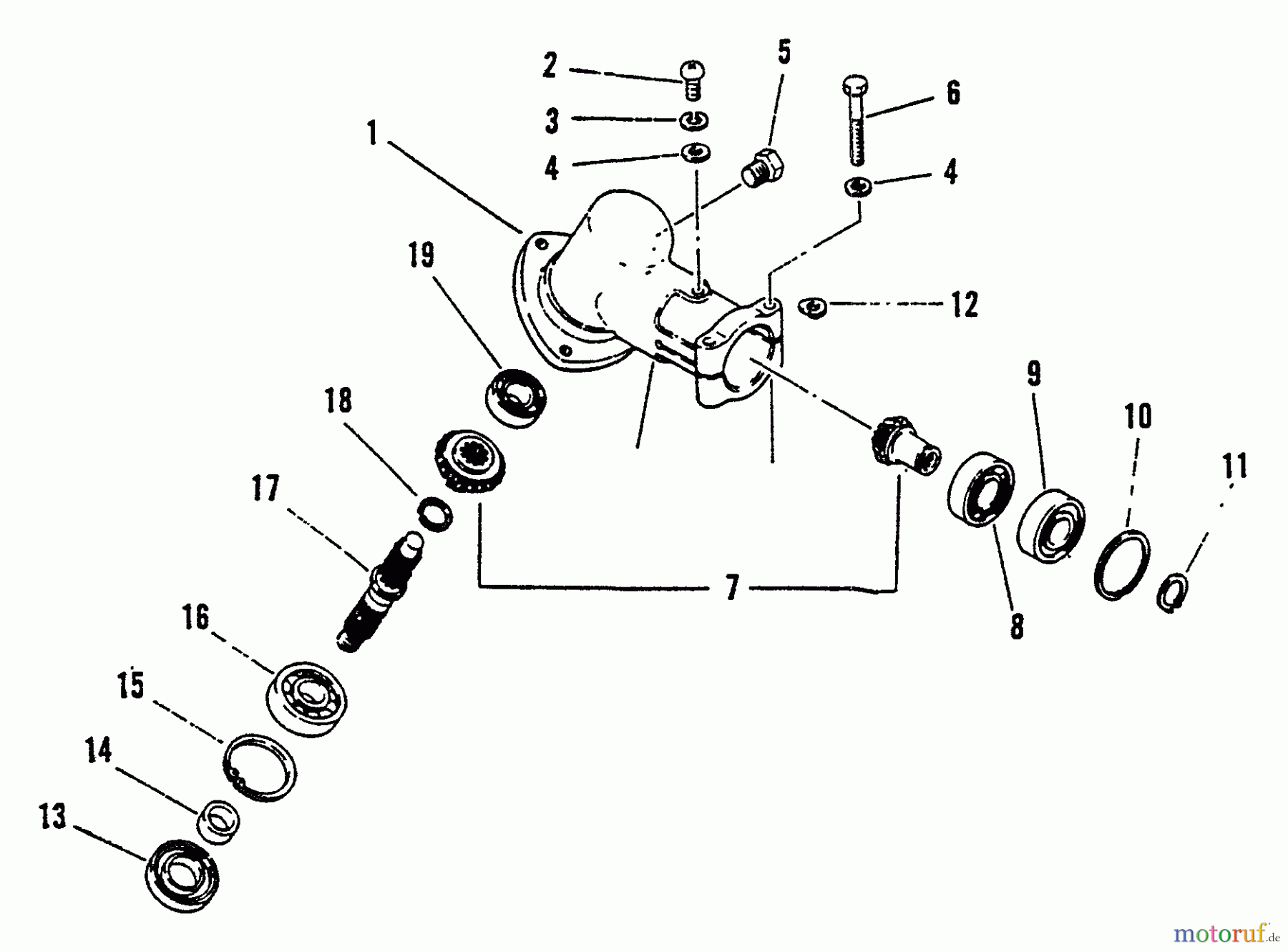  Echo Kantenschneider PE-2201A - Echo Edger Gear Case