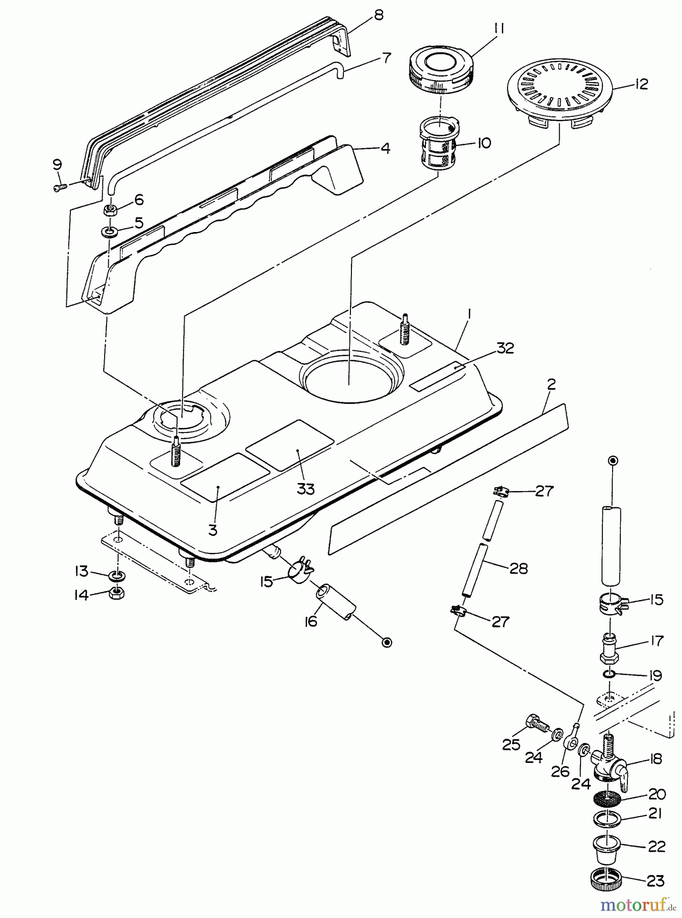 Echo Stromerzeuger EG-1200 - Echo Portable Generator (Brushless) Fuel System, Handle