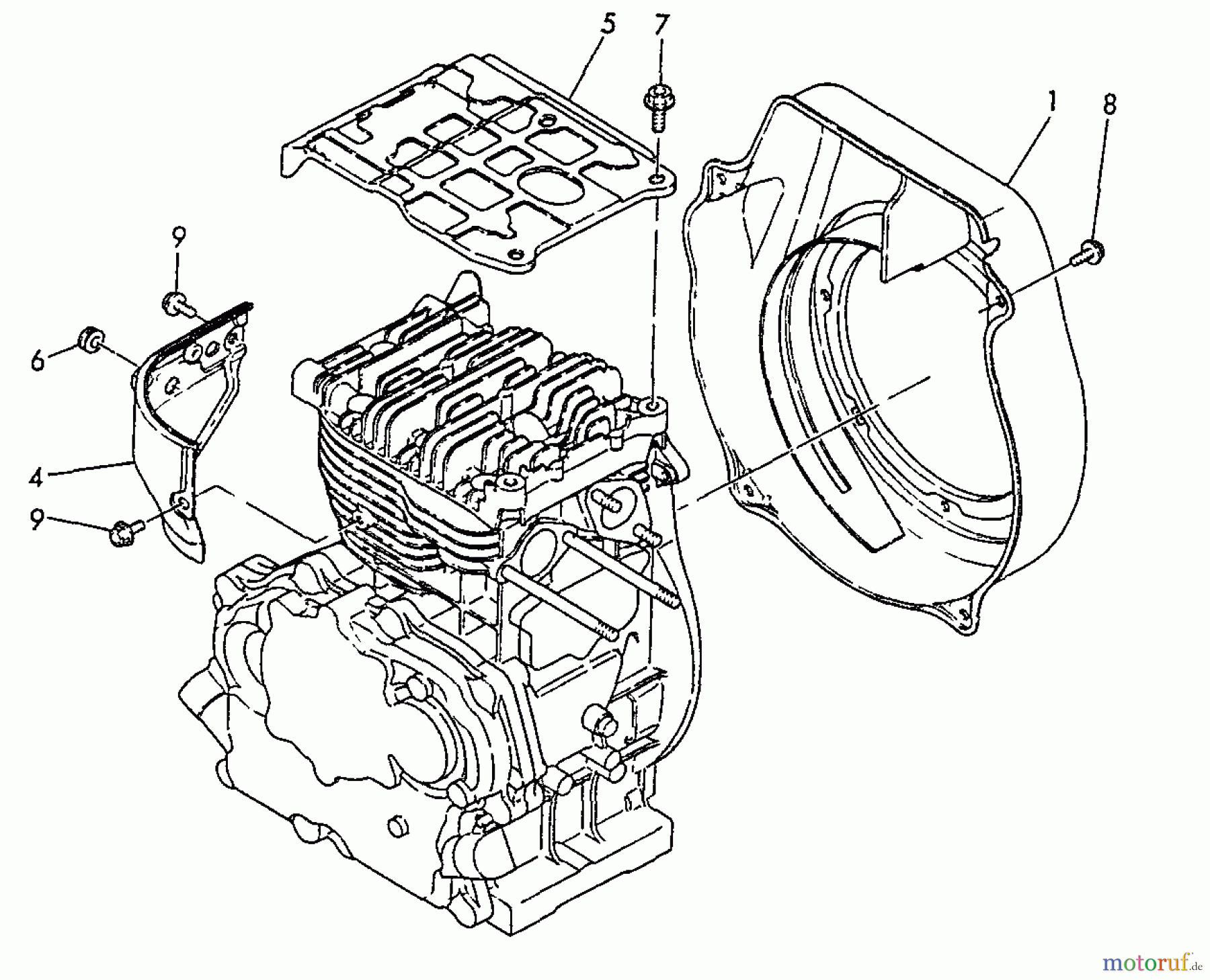 Echo Stromerzeuger EG-4300 - Echo Portable Generator, S/N: 00846 - 99999 Fan Housing