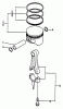 Echo EG-4300E - Portable Generator Spareparts Connecting Rod, Piston