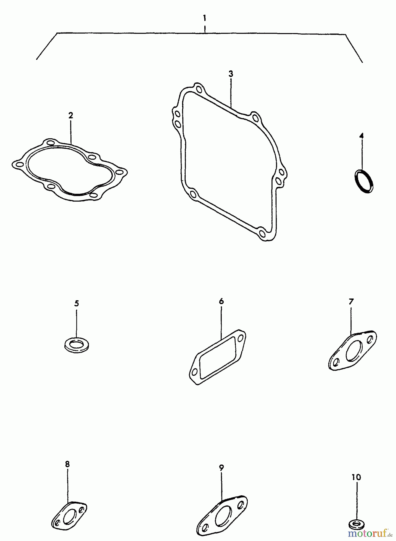  Echo Stromerzeuger EG-750 - Echo Portable Generator Gasket Kit