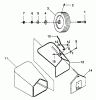 Echo LMC-212 - Walk-Behind Lawn Mower Spareparts Wheels, Bagger Asy