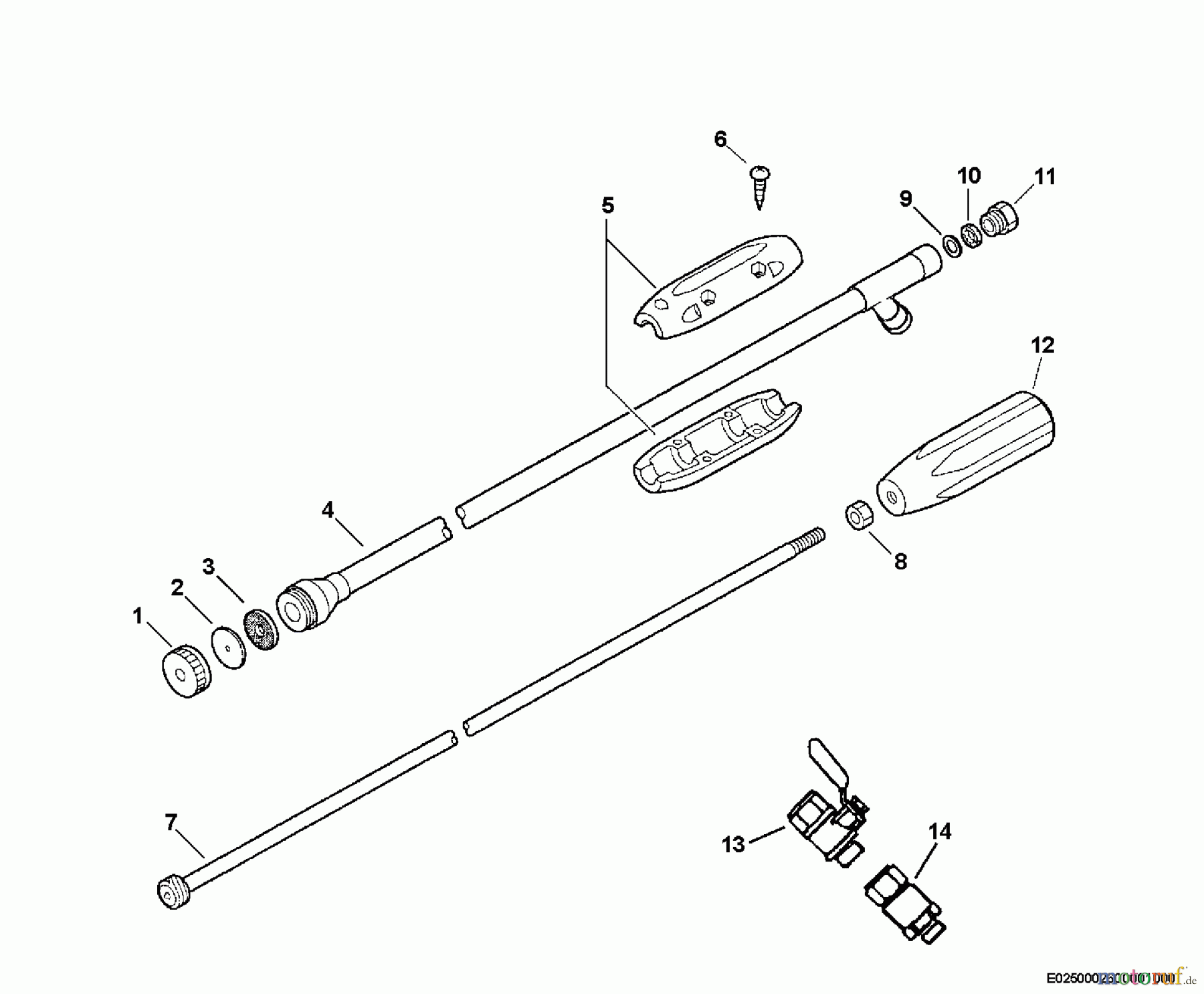  Echo Zubehör E025000260 - Echo Super Jet E025000260 Super Jet Assembly