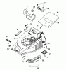 Wolf-Garten Esprit 40 E 4020680 Series A, B (2003) Spareparts Deck housing