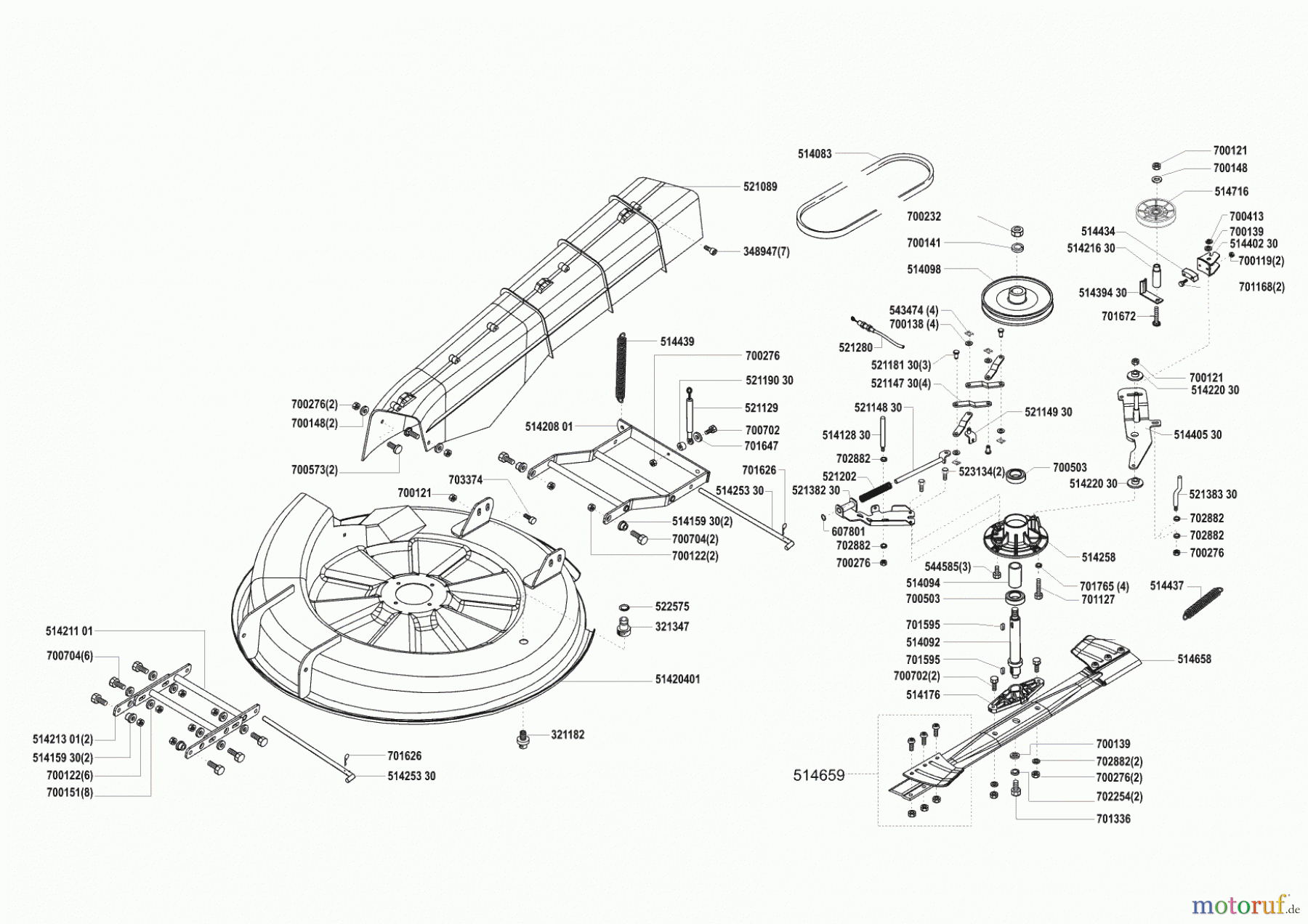  Concord Gartentechnik Rasentraktor T13-85 HD-H vor 02/1999 Seite 5
