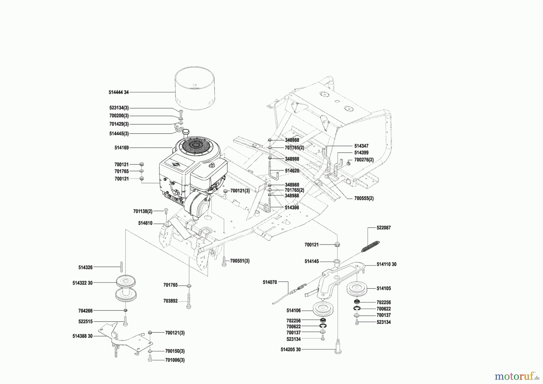  Concord Gartentechnik Rasentraktor T11-75 Seite 4