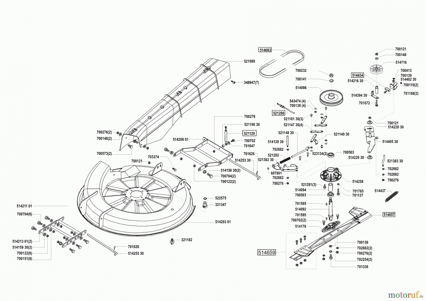  Ginge Gartentechnik Rasentraktor T 800 ab 02/2002 Seite 5