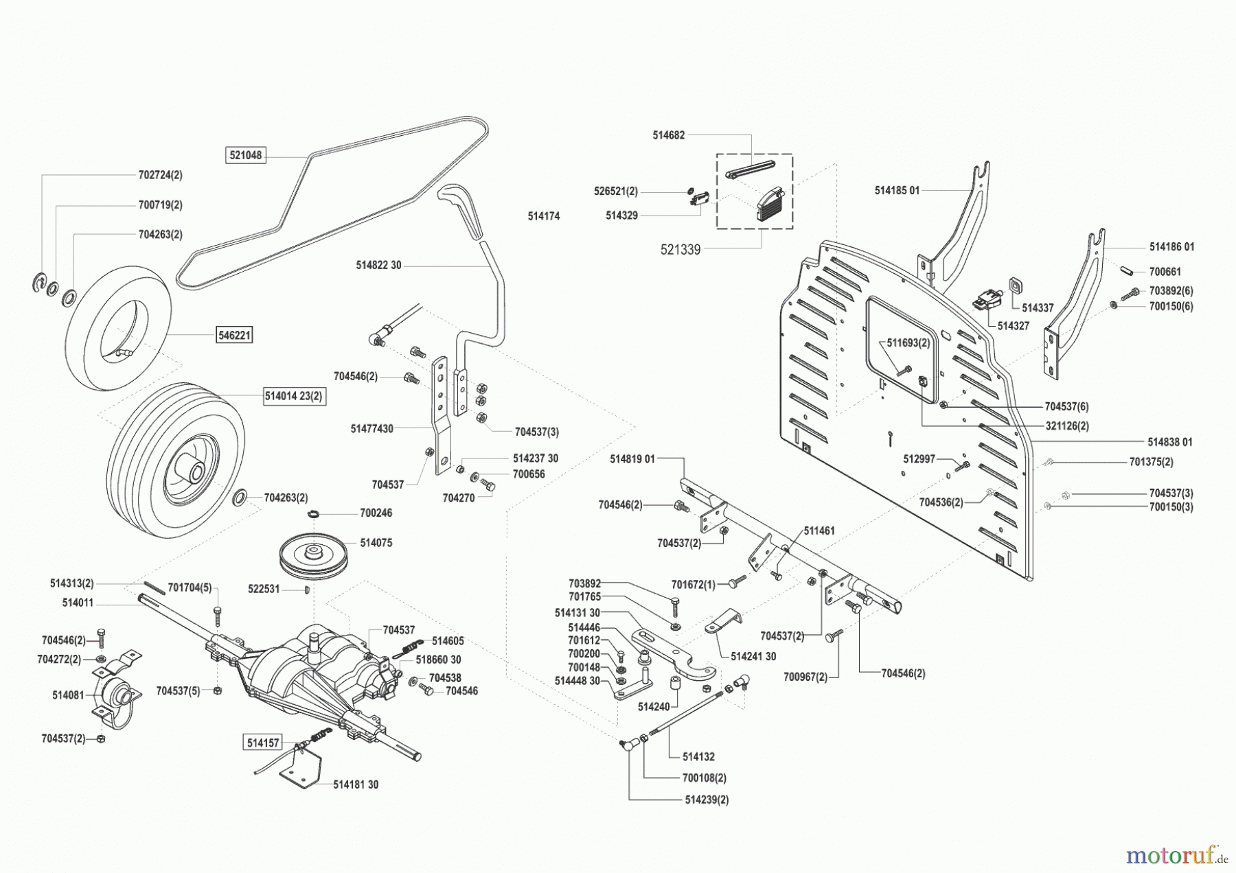  Concord Gartentechnik Rasentraktor T13-102 MAS  10/2002 Seite 3