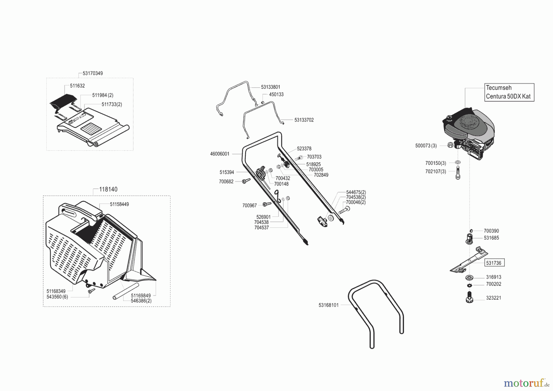  Fleurelle Gartentechnik Benzinrasenmäher BA 471 11/2002 - 03/2003 Seite 2