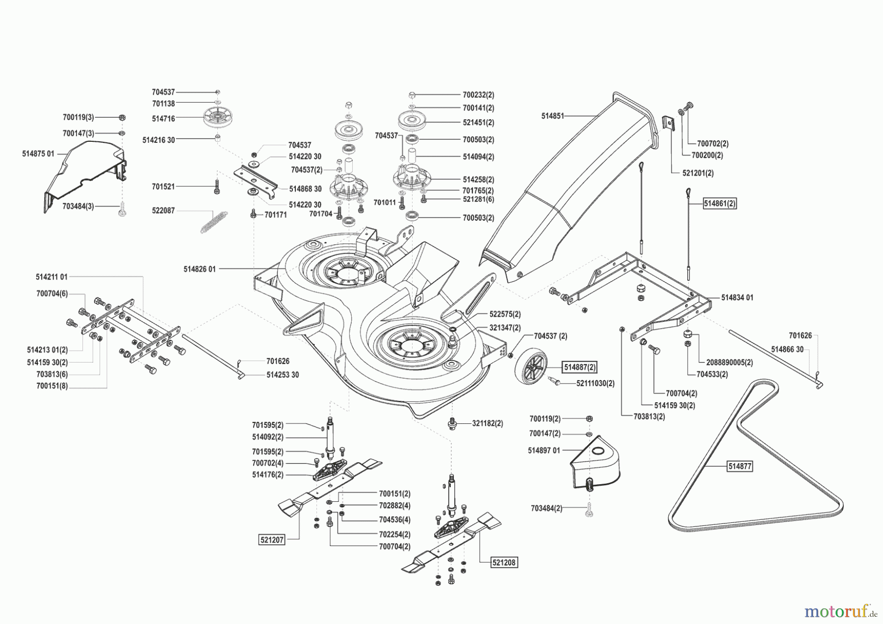 Grüne Welle Gartentechnik Rasentraktor RT 18-102 HE 01/2003 - 03/2003 Seite 5
