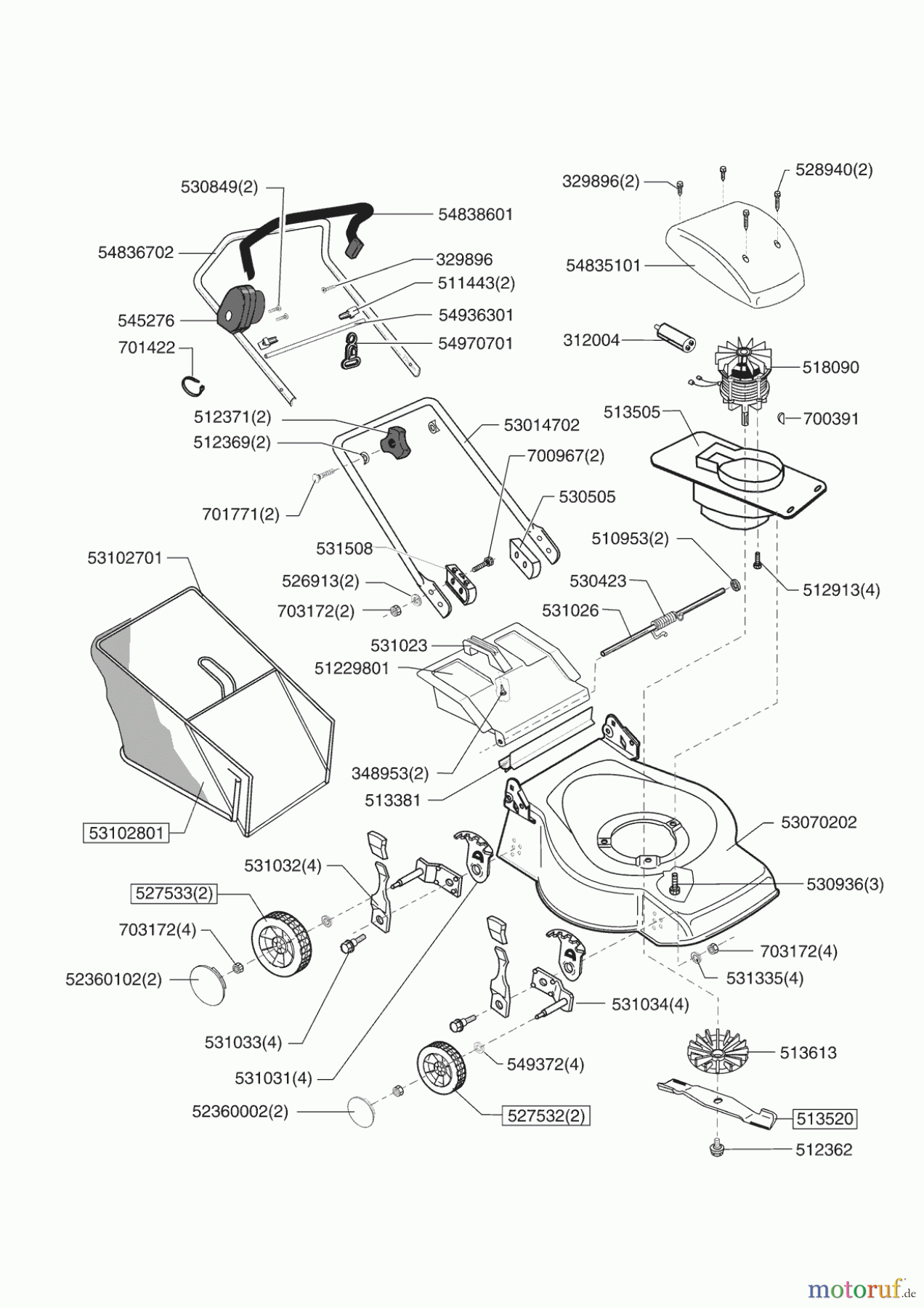 Sigma Gartentechnik Elektrorasenmäher SL 460 E 07/2005 - 06/2006 Seite 1