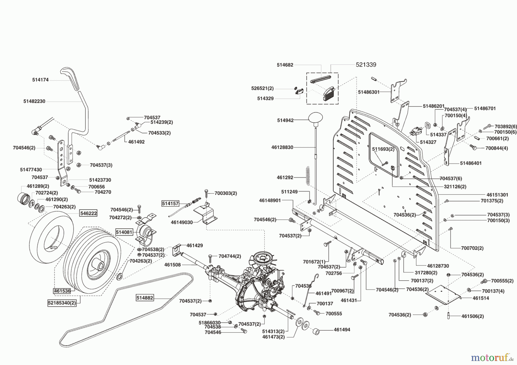  AL-KO Gartentechnik Rasentraktor T17-102 HD LUX HVC 03/2006 - 10/2007 Seite 3