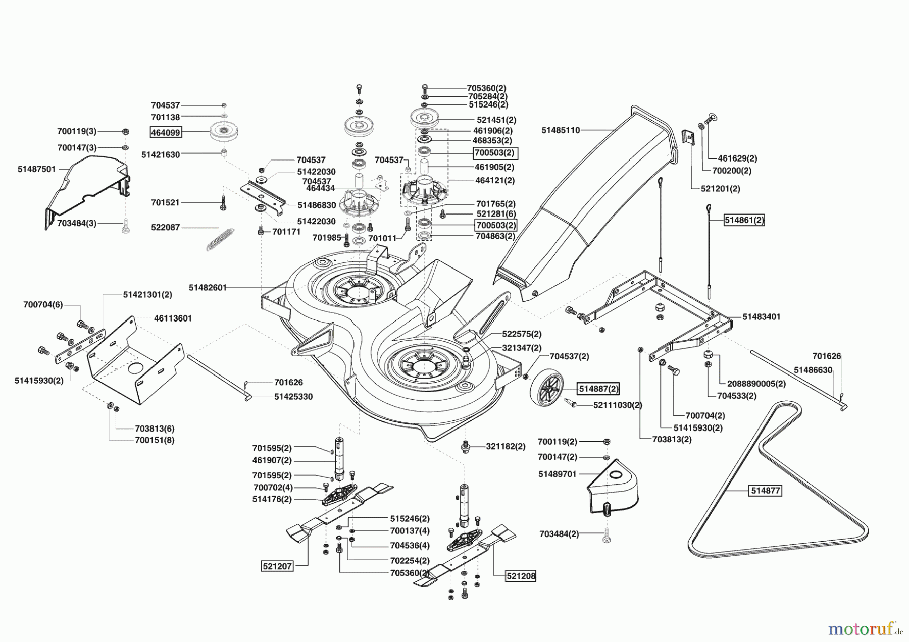 Powerline Gartentechnik Rasentraktor T16-102 SP-H 11/2008 - 03/2009 Seite 5