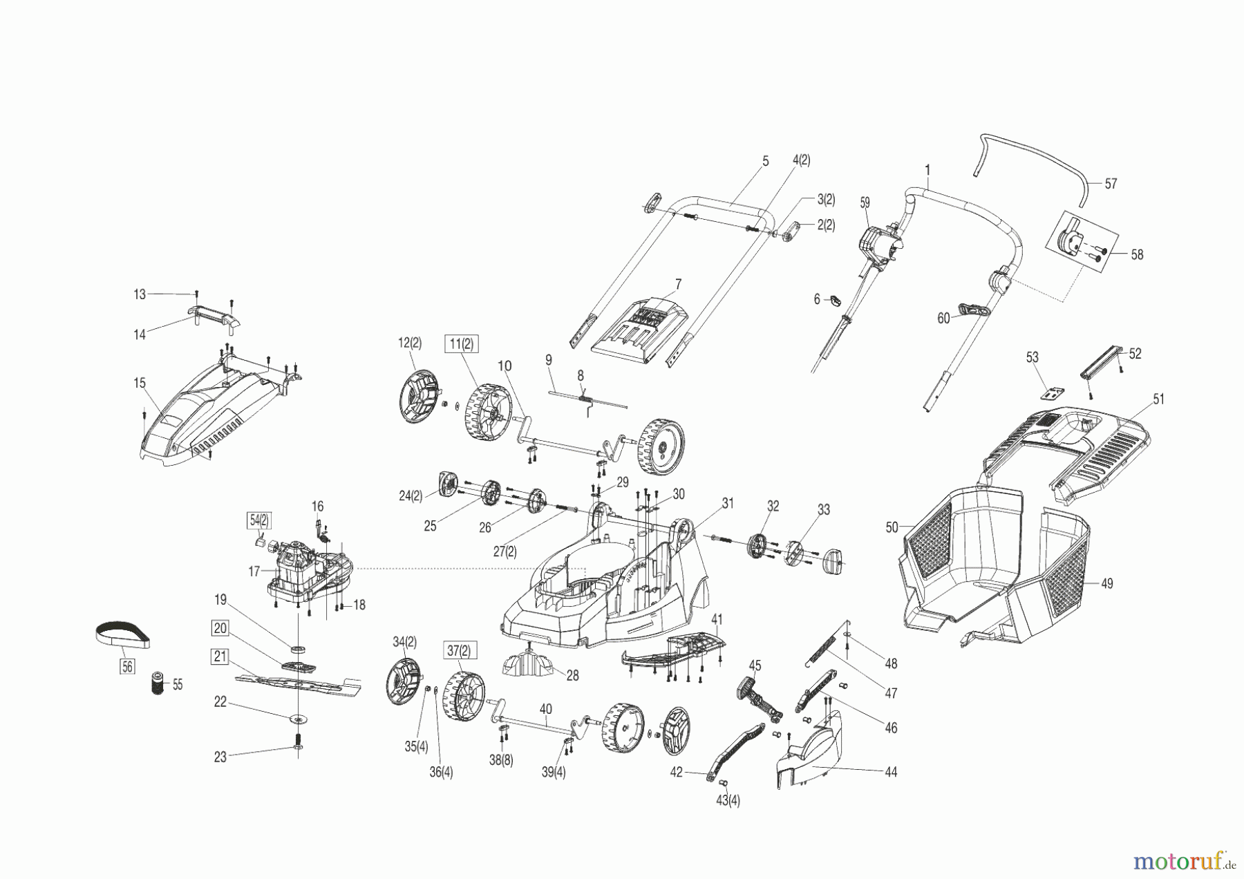  Greenzone Gartentechnik Elektrorasenmäher EM 3814 DELUXE   01/2013 Seite 1