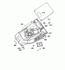 Wolf-Garten HB 40 E 4961005 Series A (2002) Spareparts Deck housing