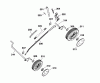 Wolf-Garten HB 40 E 4961005 Series A (2002) Spareparts Height adjustment, Wheels