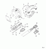 Wolf-Garten HS 43 E 7490000 (2004) Spareparts Motor housing, Shearing plate