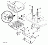 Poulan / Weed Eater PB23H48YT (96042012602) - Poulan Pro Lawn Tractor (2011-08) Listas de piezas de repuesto y dibujos SEAT